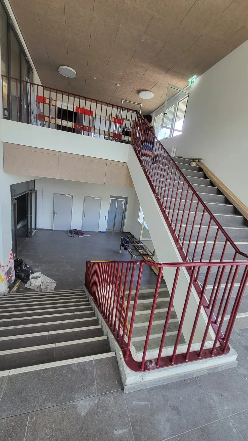 Balustrady na klatce schodowej